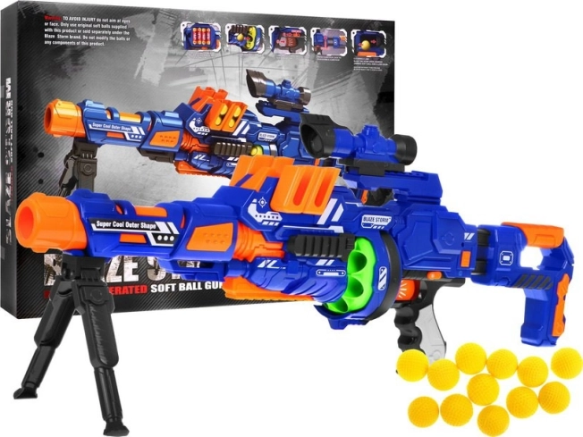 Rifle modular infantil Blaze Storm 8+ con bolitas de espuma y accesorios