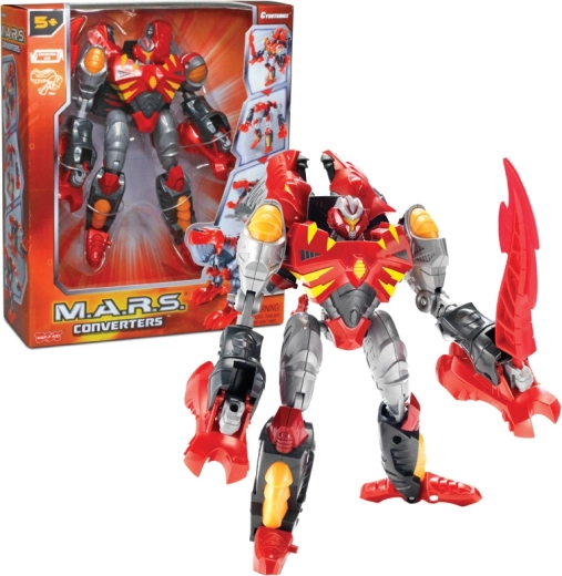 Robot M.A.R.S Converters Dino – dinosaurios transformables T‑Rex y Stegosaurus