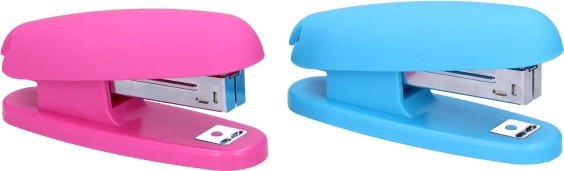 Mini grapadora de forma ovalada – Azul