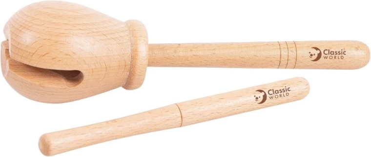 Woodblock rítmico de madera CLASSIC WORLD EDU
