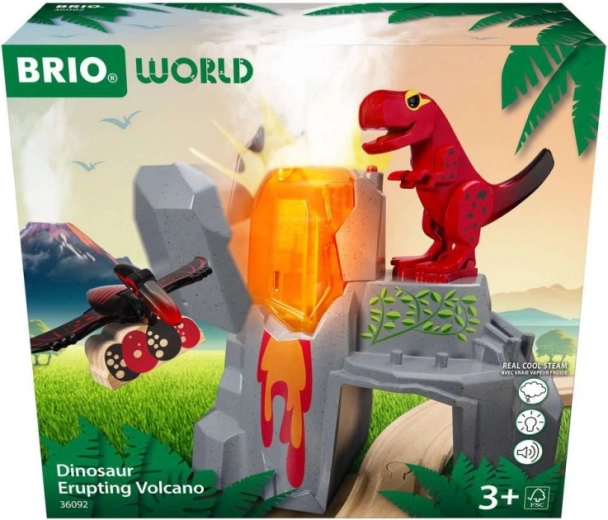 Volcán de dinosaurios Brio