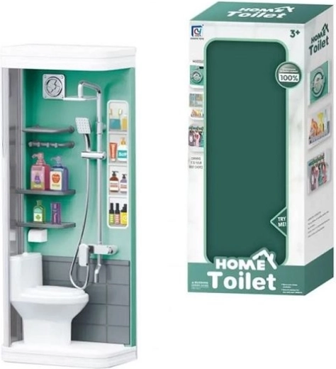 Juego de muebles de baño para muñecas con efectos