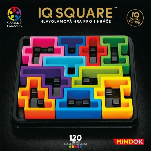 MINDOK SMART GAMES IQ Deluxe Square rompecabezas lógico