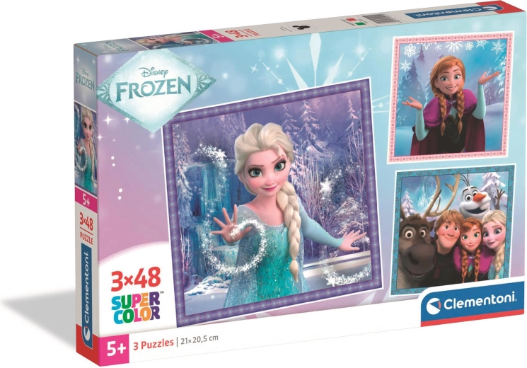 Puzzle Clementoni 3x48 Reino de Hielo