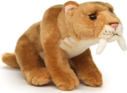 Tigre dientes de sable de peluche Eco-friendly de 25 cm