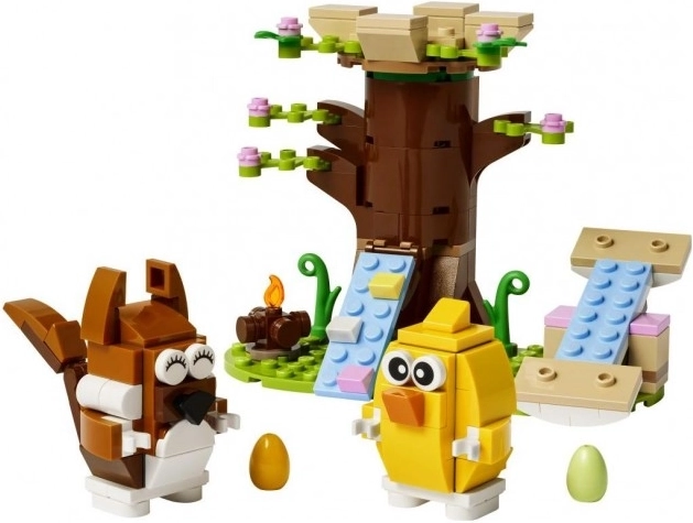 LEGO® Iconic 40709 Parque de primavera para animales