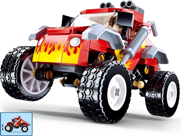 Sluban Town vehículo todoterreno rojo kit de construcción