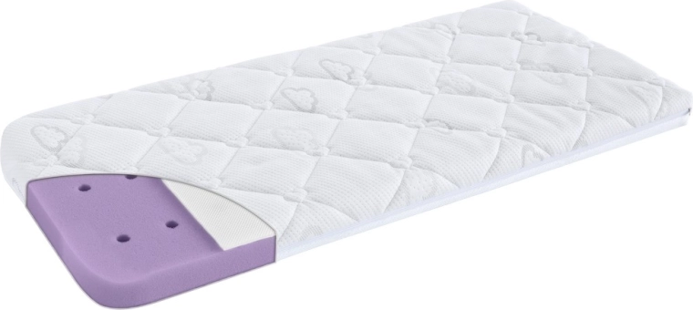 Träumeland colchón para cochecito Brise Light ABC Samba & Salsa 4 34,5 × 76 cm