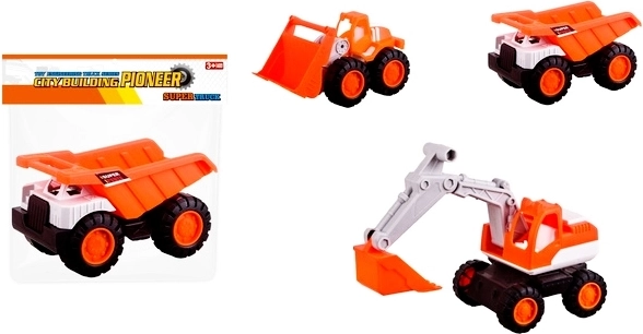 Juguete de construcción de plástico – excavadora o volquete