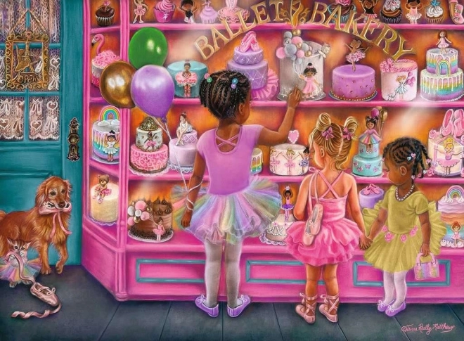 Puzzle Ravensburger pastelería para bailarinas XXL – 100 piezas