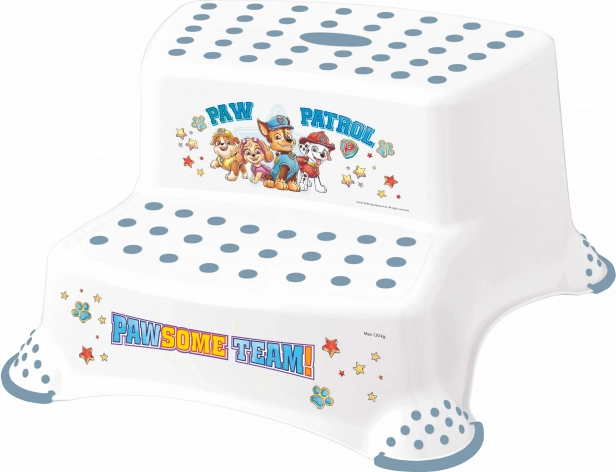 Taburete de dos peldaños para WC/lavabo Paw Patrol blanco