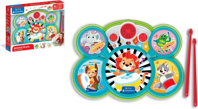 Tambores infantiles interactivos BABY CLEMENTONI