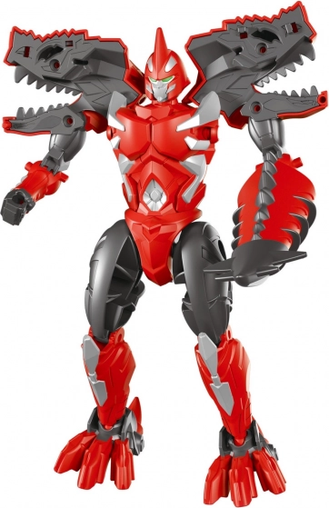 Robot dinosaurio desplegable rojo