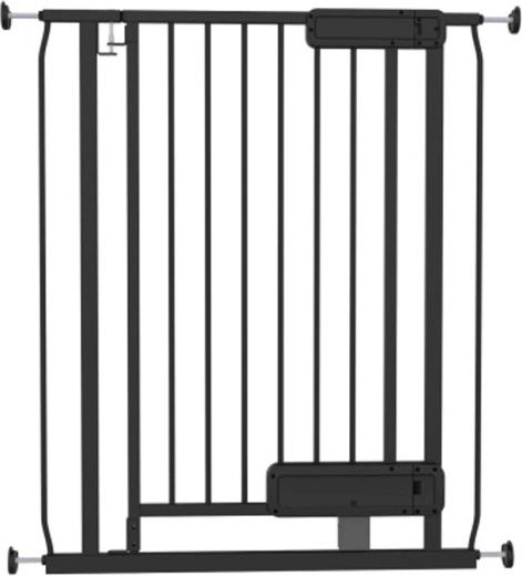 Barrera de seguridad infantil Ingenuity Hands Free Open, negra
