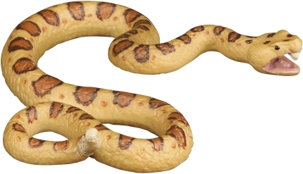 Figura de serpiente de cascabel BALULU