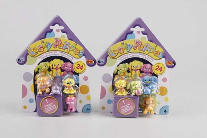 Lucky Puppies blíster – alegres cachorritos figuras