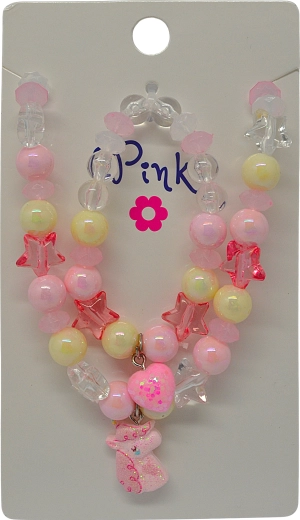 Set creativo de collar y pulsera – unicornio
