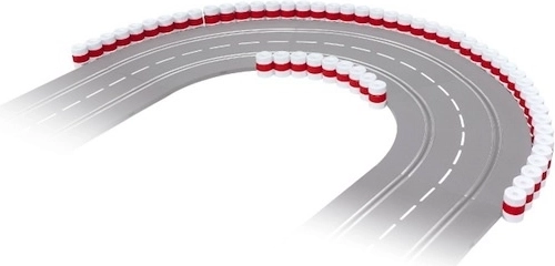 Barrera de protección para pistas de coches 1:32 (24 uds.)
