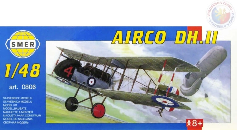 Maqueta de avión Směr Airco DH II 1:48
