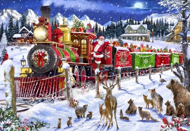 Puzzle Bluebird Santa express 1000 piezas