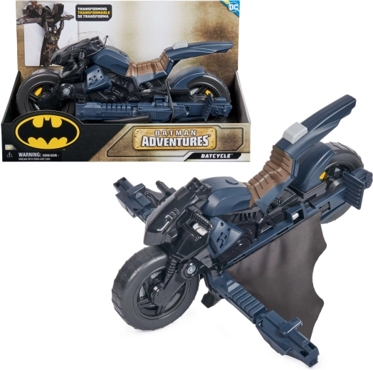 Batcycle – motocicleta transformable con alas para figuras de DC COMICS de 30 cm