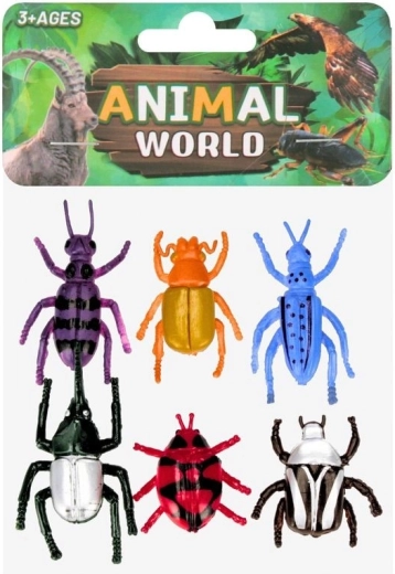 Figuras de insectos Animal world (6 uds.)