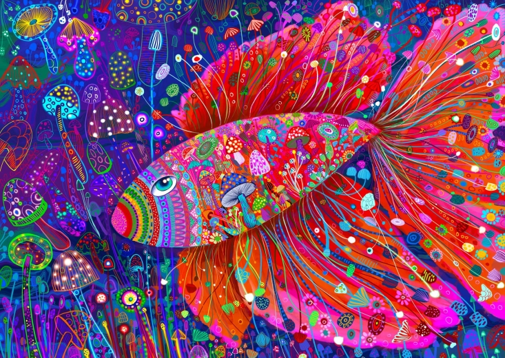 Puzzle Enjoy Setas flotantes 1000 piezas