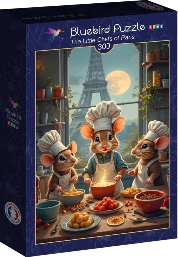 Puzzle Bluebird Pequeños cocineros de París 300 piezas