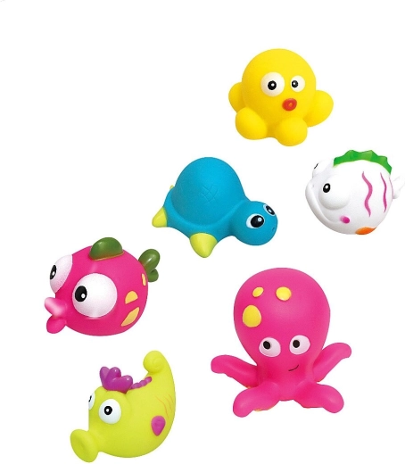 JAMARA juguetes de baño animales marinos 6 uds.