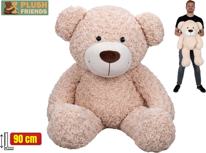 Plush Friends oso de peluche beige 90 cm