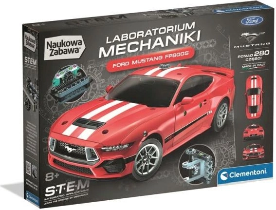 Clementoni Naukowa Zabawa Laboratorio de mecánica Ford Mustang GT