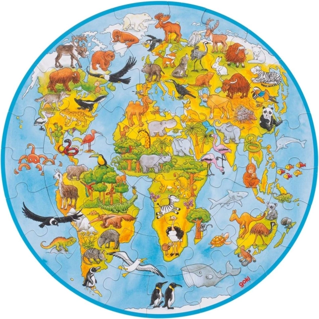 Puzzle Globo terráqueo XXL
