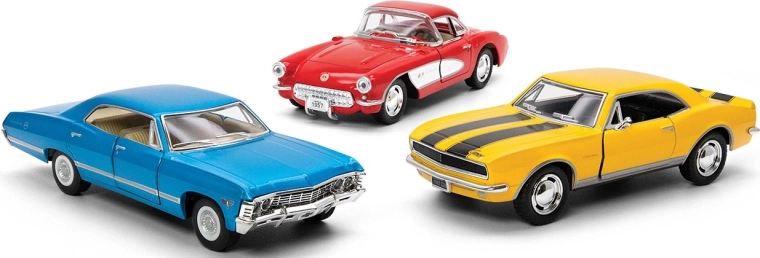 Modelo de coche metálico CHEVROLET Classic con tracción de retroceso
