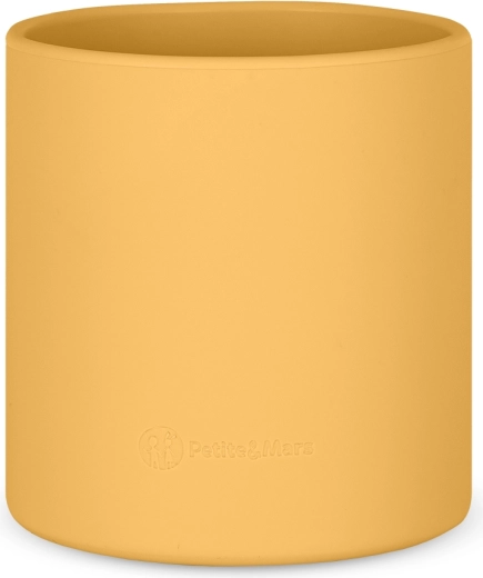 Petite&Mars taza de silicona Take&Match intense ochre 6m+