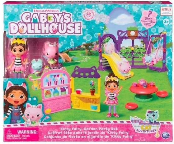 La casita mágica de Gabby – set de fiesta en el jardín Kitty Fairy