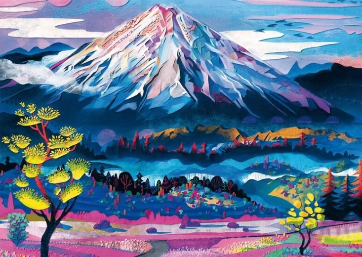 Puzzle Schmidt Paz de las montañas 1000 piezas