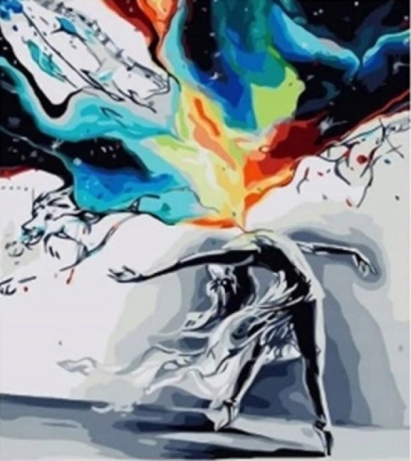 Norimpex pintura con diamantes Bailarina 30 × 40 cm