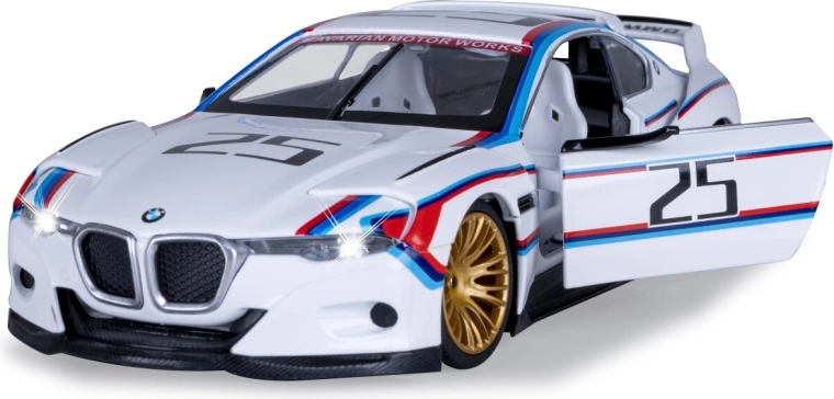 Modelo metálico JAMARA BMW 3.0 CSL Hommage R a escala 1:24, blanco