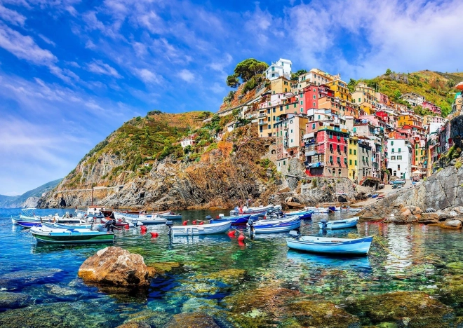 Puzle Riomaggiore, Cinque Terre, Italia 1000 piezas