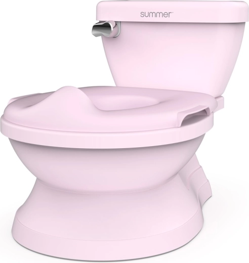 Ingenuity orinal infantil con sonido My Size rosa 2 en 1