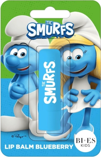 Bálsamo labial infantil SMURFS con aroma a arándanos