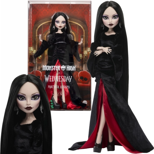 Monster High Collector Morticia Addams – muñeca de colección x Wednesday