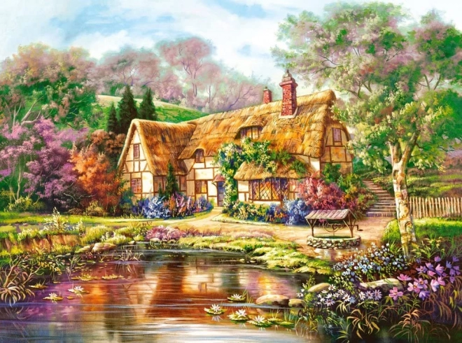 Puzzle de 3000 piezas Crepúsculo en Woodgreen Pond