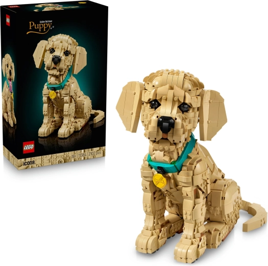 LEGO Icons cachorro de golden retriever