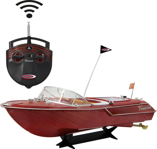 Barco a motor RC Jamara Venezia, 2 canales, 40 MHz