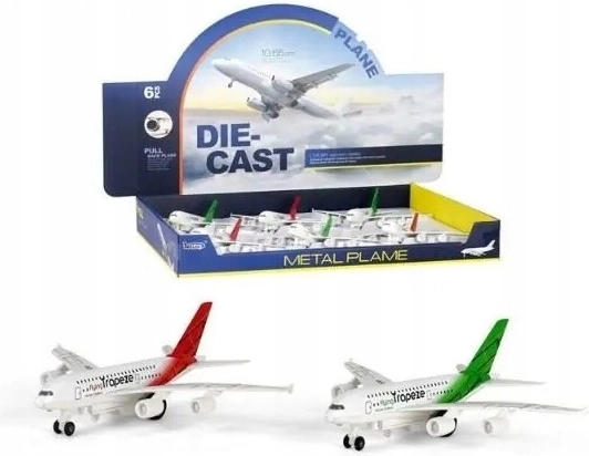 Avión metálico con luz y sonido BIGTOYS