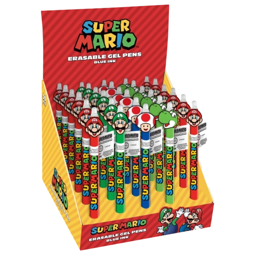 Bolígrafo de gel borrable Super Mario