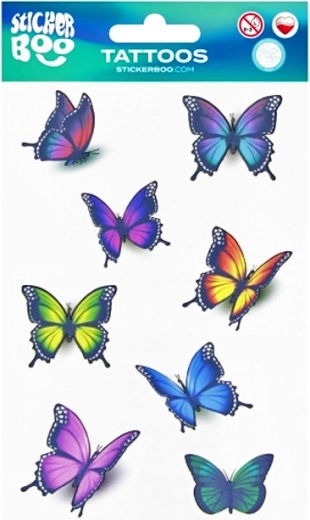Tatuajes de mariposas para niños