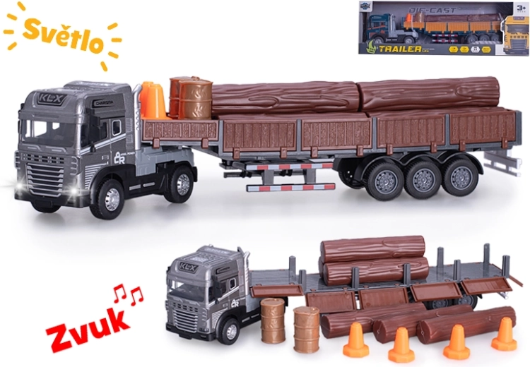 Transportador de madera 1:24 con luces y sonidos