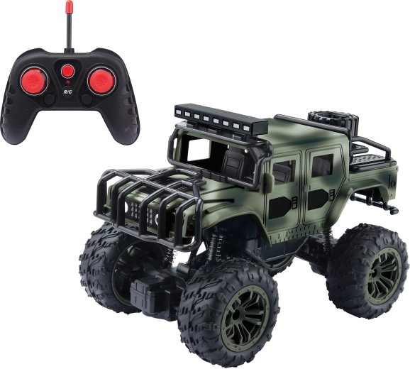 Coche RC militar con control remoto 21 cm